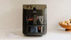 Midea Two-Zone Air Fryer on countertop