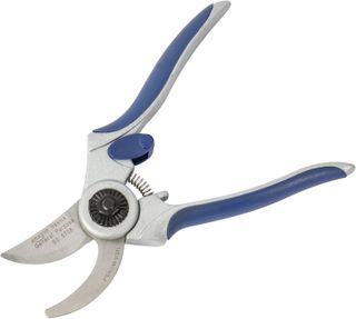 Pruning shears with blue handle