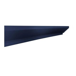 Richmond Valencia Blue Plywood Shaker Assembled Kitchen Cabinet Crown Molding